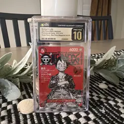 CGC PRISTINE 10 Luffy ST21-014 One Piece Magazine Weekly Shonen Jump Promo TCG - Image 1