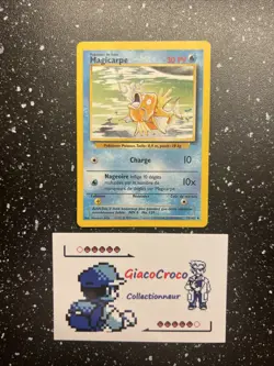 Carte Pokemon Francais Wizard Set De Base Magicarpe 35/102 Edition 2 Unlimited - Image 1