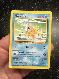 Carte Pokemon Francais Wizard Set De Base Magicarpe 35/102 Edition 2 Unlimited - Image 2