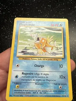 Carte Pokemon Francais Wizard Set De Base Magicarpe 35/102 Edition 2 Unlimited - Image 3