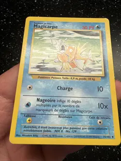 Carte Pokemon Francais Wizard Set De Base Magicarpe 35/102 Edition 2 Unlimited - Image 4