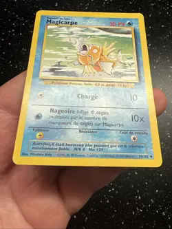 Carte Pokemon Francais Wizard Set De Base Magicarpe 35/102 Edition 2 Unlimited - Image 5