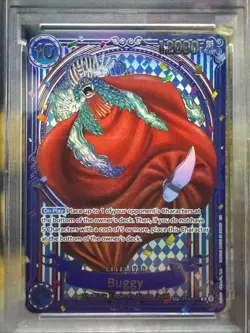 One Piece OP09-051 OP14 Buggy Silver 3rd Anniversary English PSA 10 - Image 2