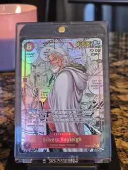 🔥Silvers Rayleigh (Parallel) (Manga) OP08-118 Two Legends Foil🔥 - Image 1