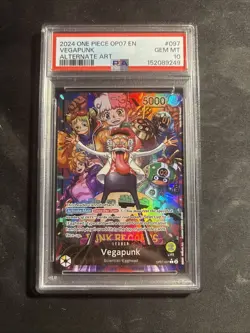 PSA 10 Vegapunk (Parallel) 500 Years in the Future Leader, #OP07-097 One Piece - Image 1