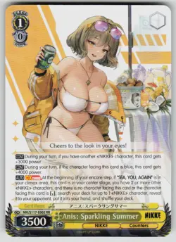 Anis: Sparkling Summer NIKKE NIK/S117-E002 RR NM Weiss Schwarz - Image 1