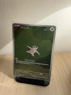 Pokemon TCG Slakoth Card 212/191 Surging Sparks Illustration Rare - Image 1
