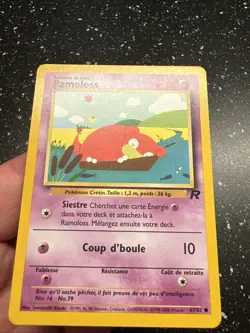 Carte Pokemon Wizard Team Rocket Ramoloss 67/82 Francais Vf Fr - Image 3