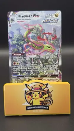 Pokemon TCG Rayquaza VMAX Evolving Skies Alternative Art Card 218/203 - Image 1