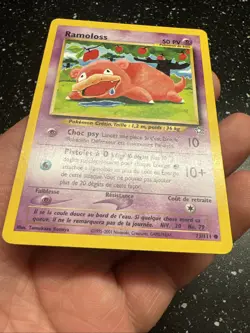 Carte Pokemon Wizards Neo Genesis Ramoloss 73/111 Francais Vf Fr - Image 5