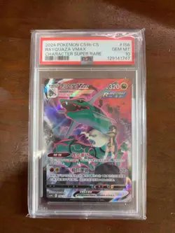 【Fast ship!】Pokemon TCG PSA 10 2024 Origin Rayquaza Vmax 156 CL IZ48 - Image 1