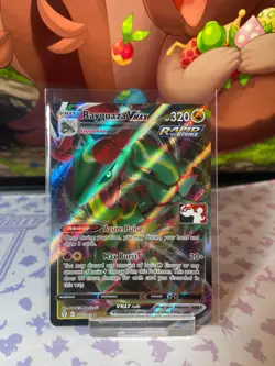 Rayquaza VMAX - 111/203 - Play! Prize Pack Series Stamped - Pokemon TCG Card NM - Image 1