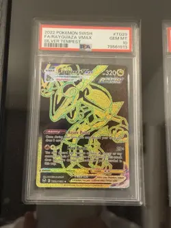 PSA 10 Pokemon TCG Rayquaza VMAX Silver Tempest TG29/TG30 Gem MT - Image 1