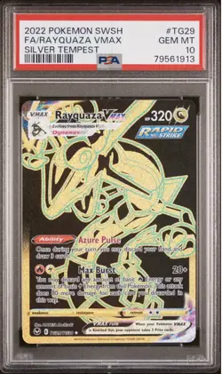 PSA 10 Pokemon TCG Rayquaza VMAX Silver Tempest TG29/TG30 Gem MT - Image 2
