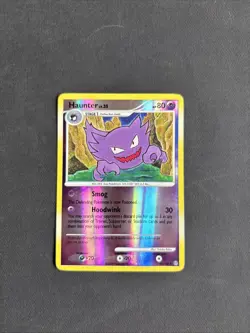 Pokemon TCG Haunter 40/100 Reverse Holo Uncommon Stormfront - LP - Image 1