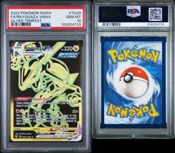 Pokemon TCG Rayquaza VMAX Silver Tempest TG29/TG30 PSA 10 - Image 3