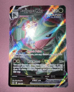 Pokemon TCG Rayquaza Vmax Crown Zenith 102/159 MINT - Image 1