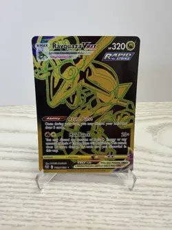 Pokemon TCG Rayquaza Vmax (Secret) Swsh12: Silver Tempest Trainer Gallery... - Image 1