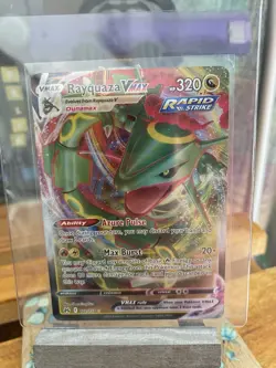 Pokemon TCG Rayquaza VMAX Crown Zenith Card 102/159 Near Mint/Mint - Image 1