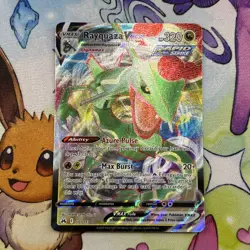 Pokemon TCG Rayquaza Vmax Crown Zenith 101/159 Holo Ultra Rare - Image 1