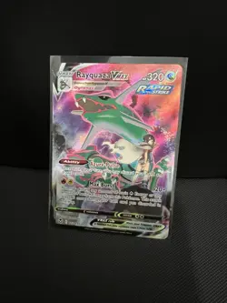 Pokemon TCG Rayquaza VMAX Silver Tempest Trainer Gallery TG20/TG30 NM - Image 1