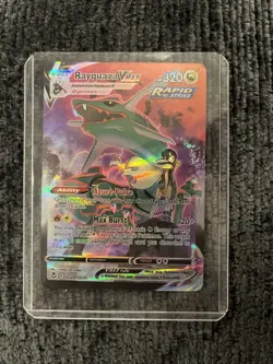 Pokemon TCG Rayquaza VMAX Evolving Skies TG20/TG30 Near Mint - Image 1