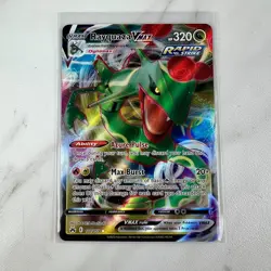 Pokemon TCG Rayquaza VMAX 101/159 Crown Zenith Holo - Image 1