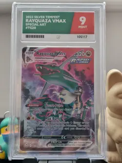 Pokemon TCG Rayquaza VMAX Silver Tempest Trainer Gallery TG20/TG30 ACE MINT 9 - Image 1