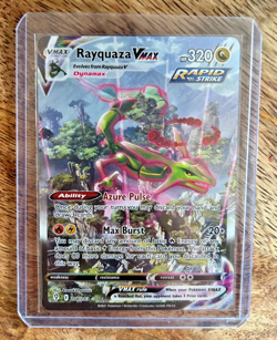 Pokemon TCG Rayquaza Vmax Alt Art 218/203 Evolving Skies - Image 1