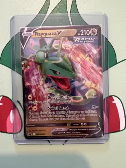 Pokemon TCG Rayquaza VMAX Evolving Skies Pack Fresh Near Mint - Image 1