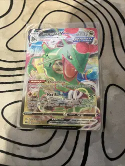 Pokemon TCG Rayquaza VMAX Crown Zenith Card 101/159 NM Condition - Image 1