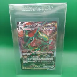 Pokemon TCG Evolving Skies Rayquaza VMAX 111/203 Holo Rare Card Nm - Image 1