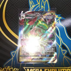 Pokemon TCG Evolving Skies Rayquaza VMAX 111/203 Holo Rare Card Nm - Image 3