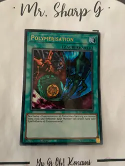 POLYMERISATION - 1. AUFLAGE HAC1-DE022 DEUTSCH Yu Gi Oh! CARD ULTRA FOIL RARE - Image 2