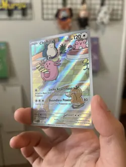 Chansey 187/167 Twilight Masquerade Illustration Rare Pokemon Card - Image 2