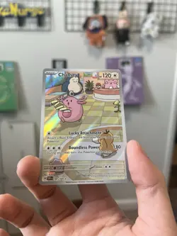 Chansey 187/167 Twilight Masquerade Illustration Rare Pokemon Card - Image 3