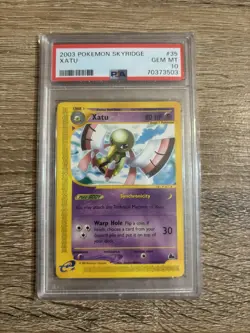 PSA 10 GEM MINT Xatu 35 Rare 2003 Skyridge WOTC Pokemon Card - Image 1