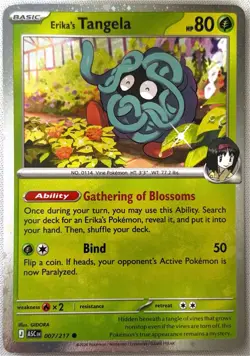 Erika's Tangela - 007/217 (Cosmo Holo) ME: Ascended Heroes NM/M Pokemon Holo - Image 1