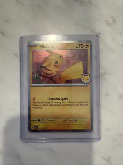 Pikachu (Pokemon Day 2026) 051/162 Cosmo Holo 2 swirls - Image 1