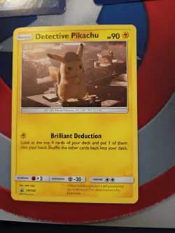 3 POKEMON Detective Pikachu Cards Holo LP - Image 2