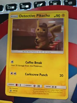 3 POKEMON Detective Pikachu Cards Holo LP - Image 4
