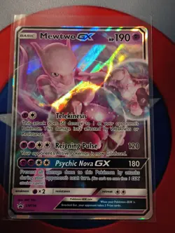 Mewtwo GX SM Promos #SM196 Pokemon Nice! - Image 1