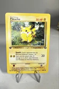 Pikachu 60/64 Jungle 1st Edition Pokemon - Image 1