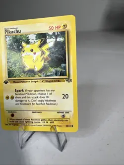 Pikachu 60/64 Jungle 1st Edition Pokemon - Image 3