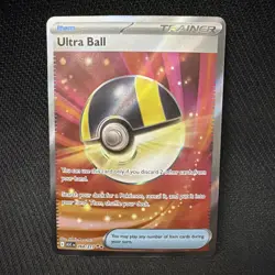 Pokemon TCG NM Ultra Ball Trainer 264/217 – Ultra Rare – Ascended Heroes - Image 1