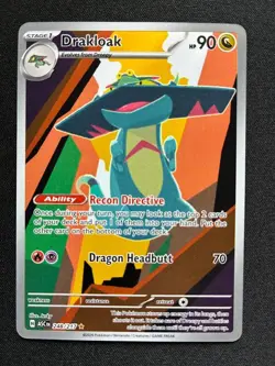 Pokemon Scarlet & Violet Drakloak 248/217 Illustration Rare English TCG - Image 1