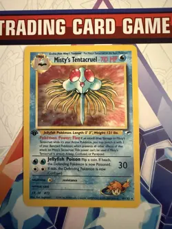 2000 Pokemon Gym Heroes 1st Edition Misty’s Tentacruel Holo 10/132 READ 🔥 - Image 1