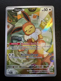 Pokemon TCG Eevee Promo Holo SV: Scarlet & Violet EN 173 Basic 50HP Makura Tami - Image 1