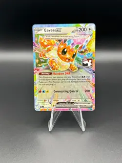 Pokemon TCG - Eevee ex - 075/131 Prismatic Evolution - Play! Stamp Promo - Image 1