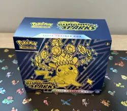 Pokemon TCG Surging Sparks ETB Opened NO PACKS OR PROMO Only Accessories & Box - Image 1